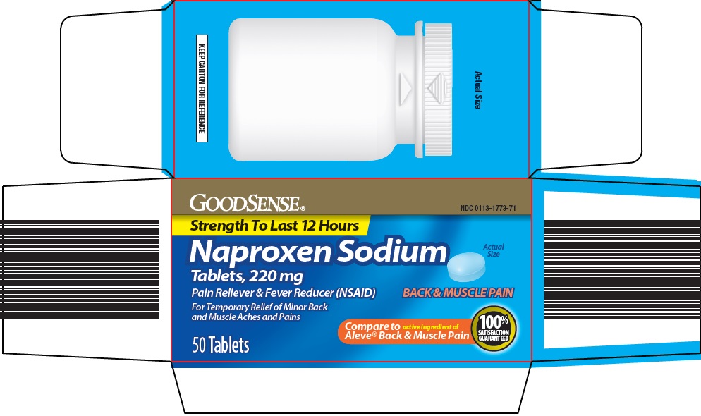 NDC 01131773 Good Sense Naproxen Sodium Naproxen Sodium